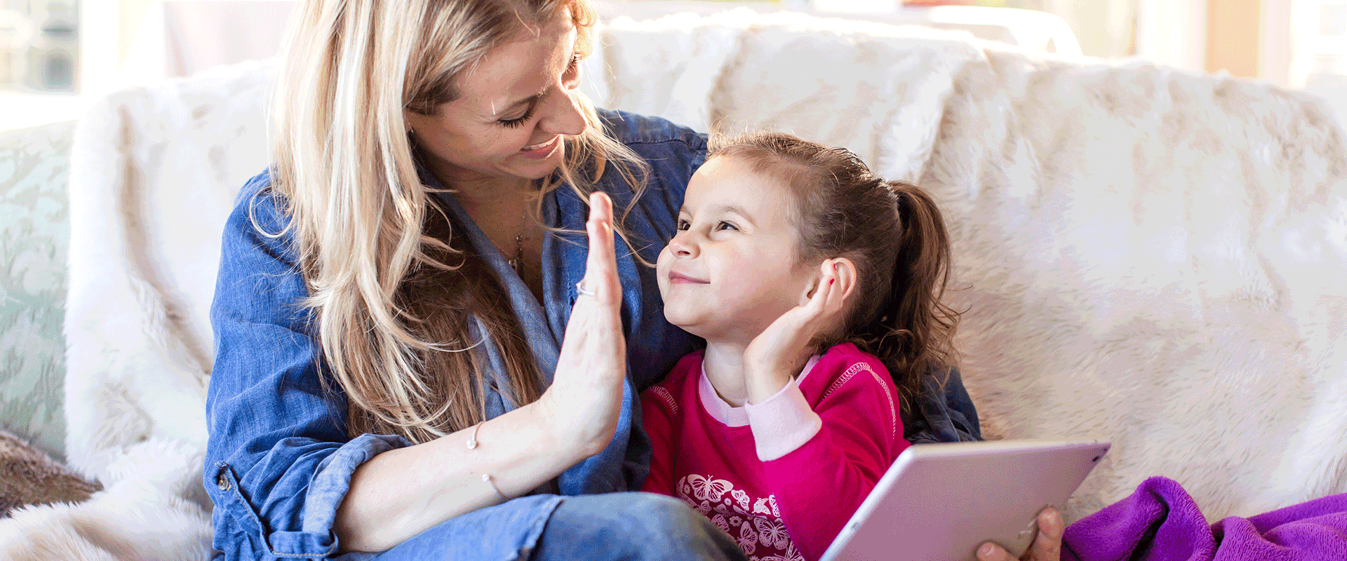 mom helping daughter with her phonemic awareness