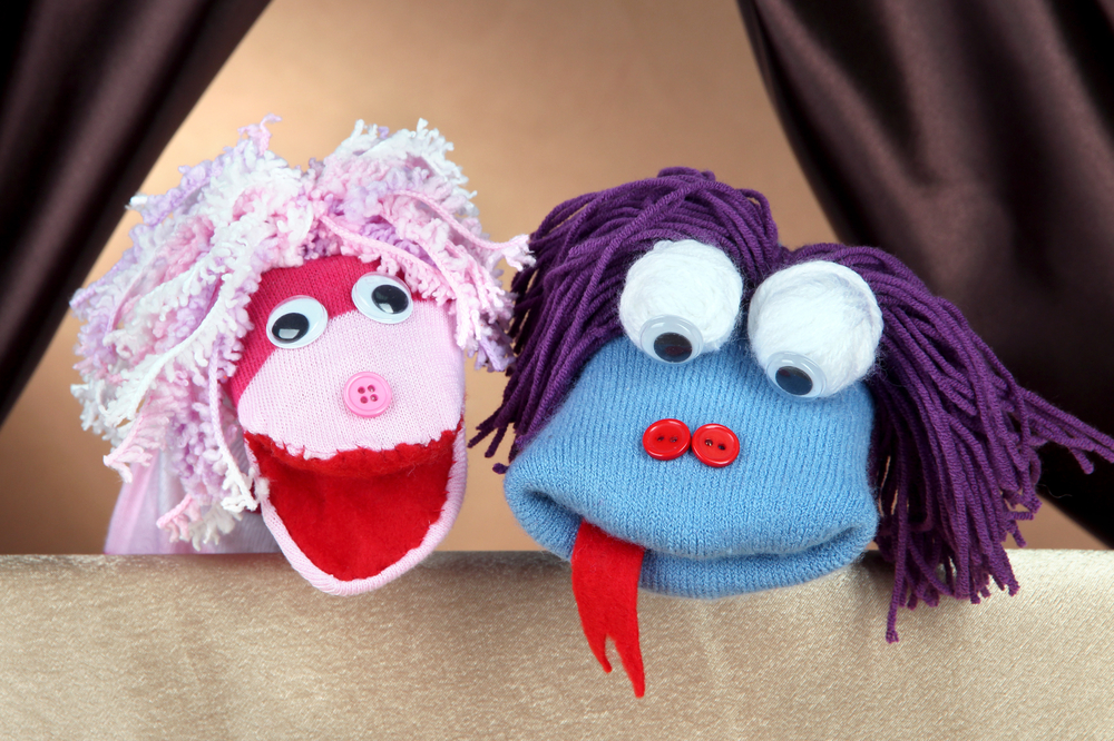 Puppet shows are creative activities for kids