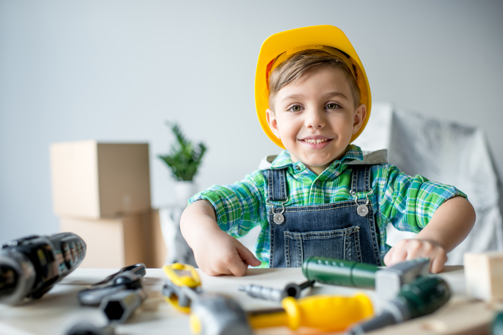 Pretend play construction worker