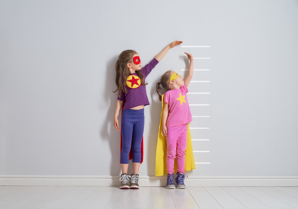 Height chart for math activities for preschoolers