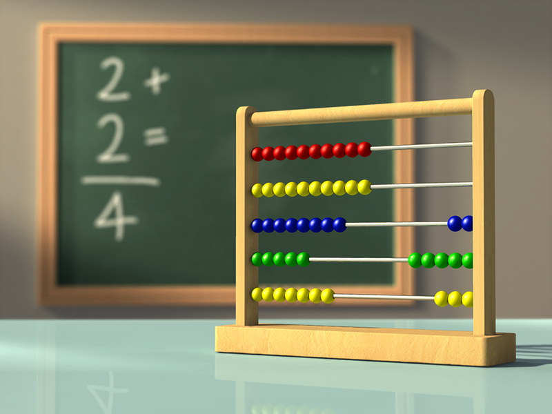 Abacus for pre-k math