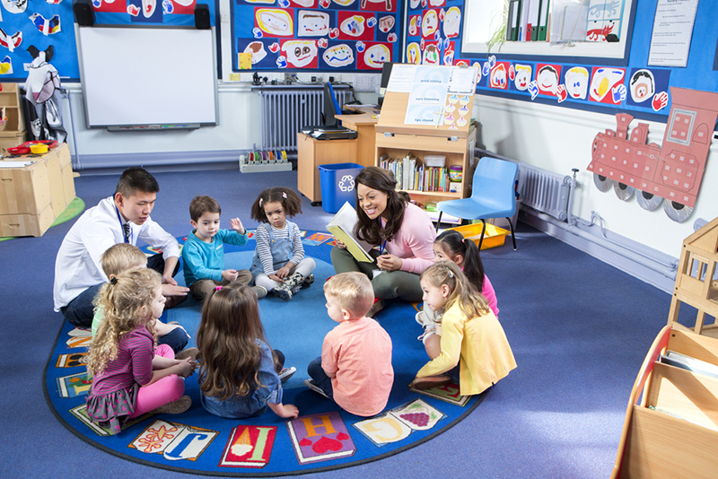 Early literacy being taught as part of Preschool Curriculum